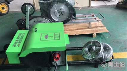 链锯拆除电动绳锯机及金钢石绳的保养方法